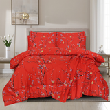 Floral Coral-Winter Comforter Set