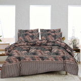 Black Leaves - Summer Comforter Set