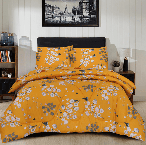 Ochre Floral - Winter Razai Set