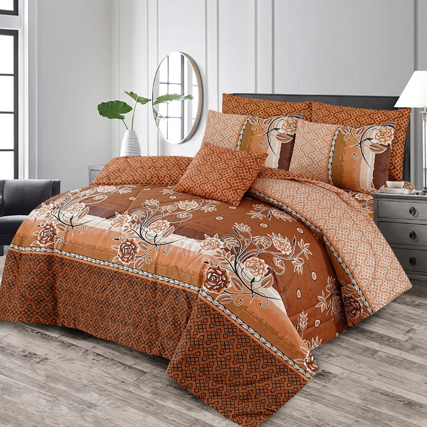 brown printed bedsheets in pakistan