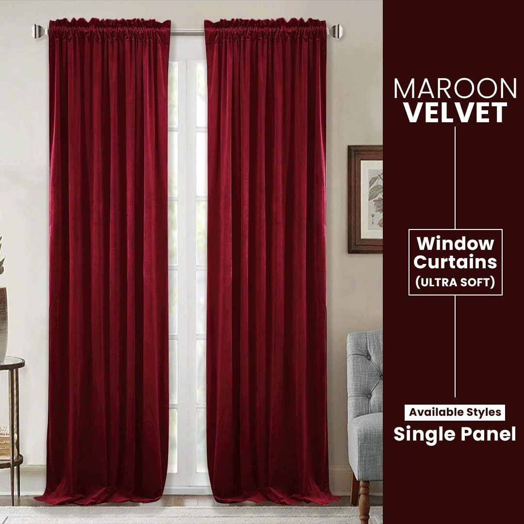velvet curtains
