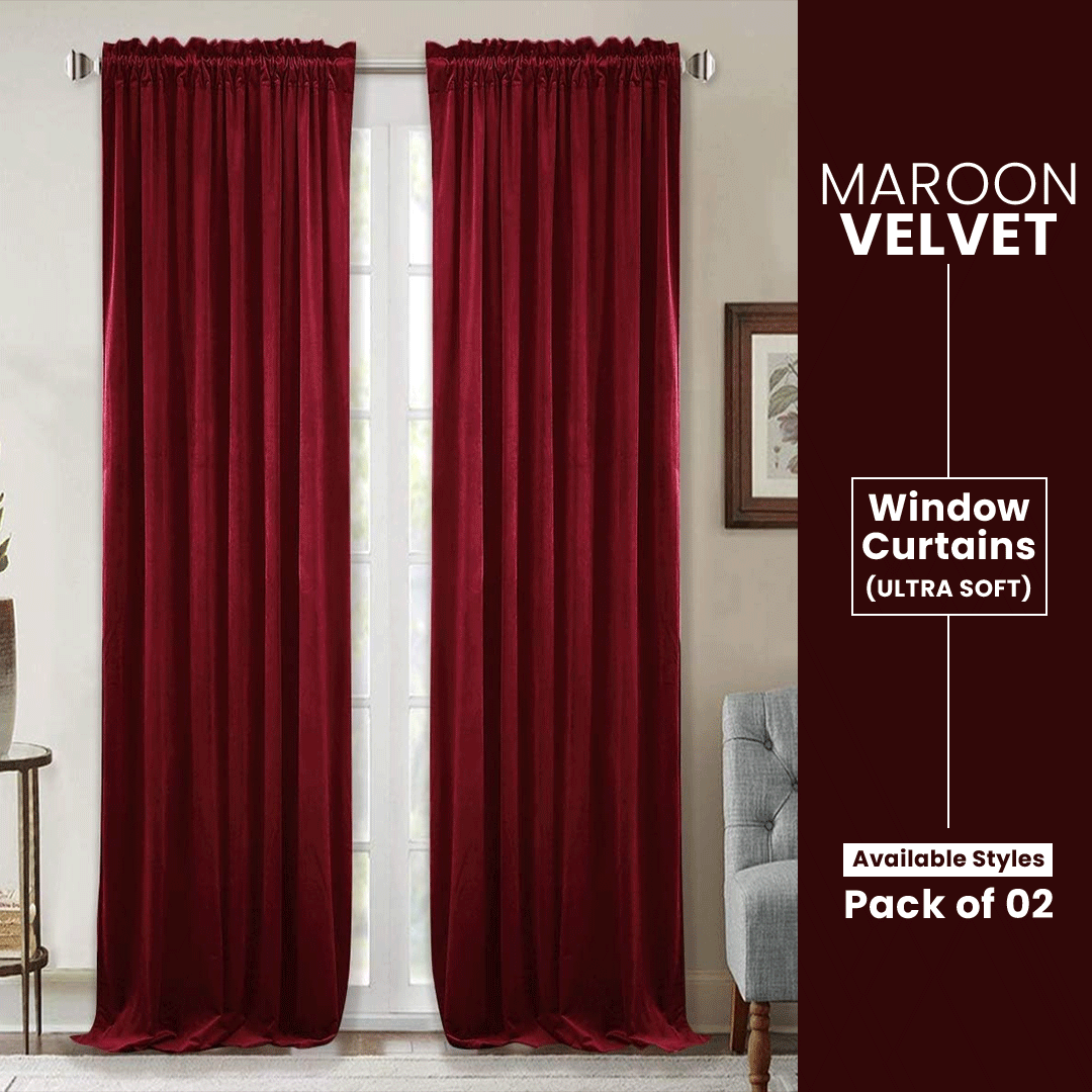 velvet curtains