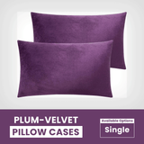 Plum Velvet-Pillow Cases