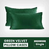 Green Velvet-Pillow Cases