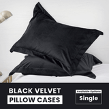 Black Velvet-Pillow Cases