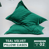 Teal Velvet-Pillow Cases