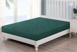 Green Waterproof Quilted- Mattress Protector