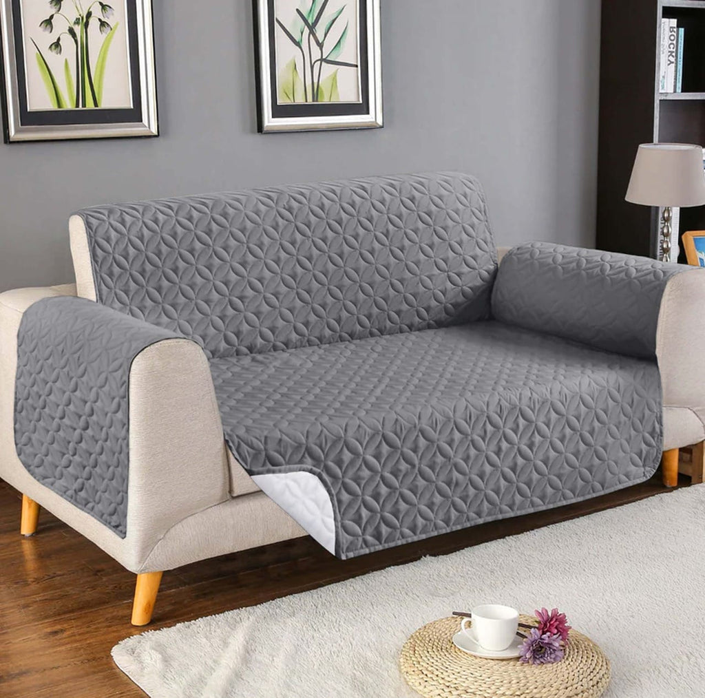 Grey-Premium Waterproof Sofa Cover