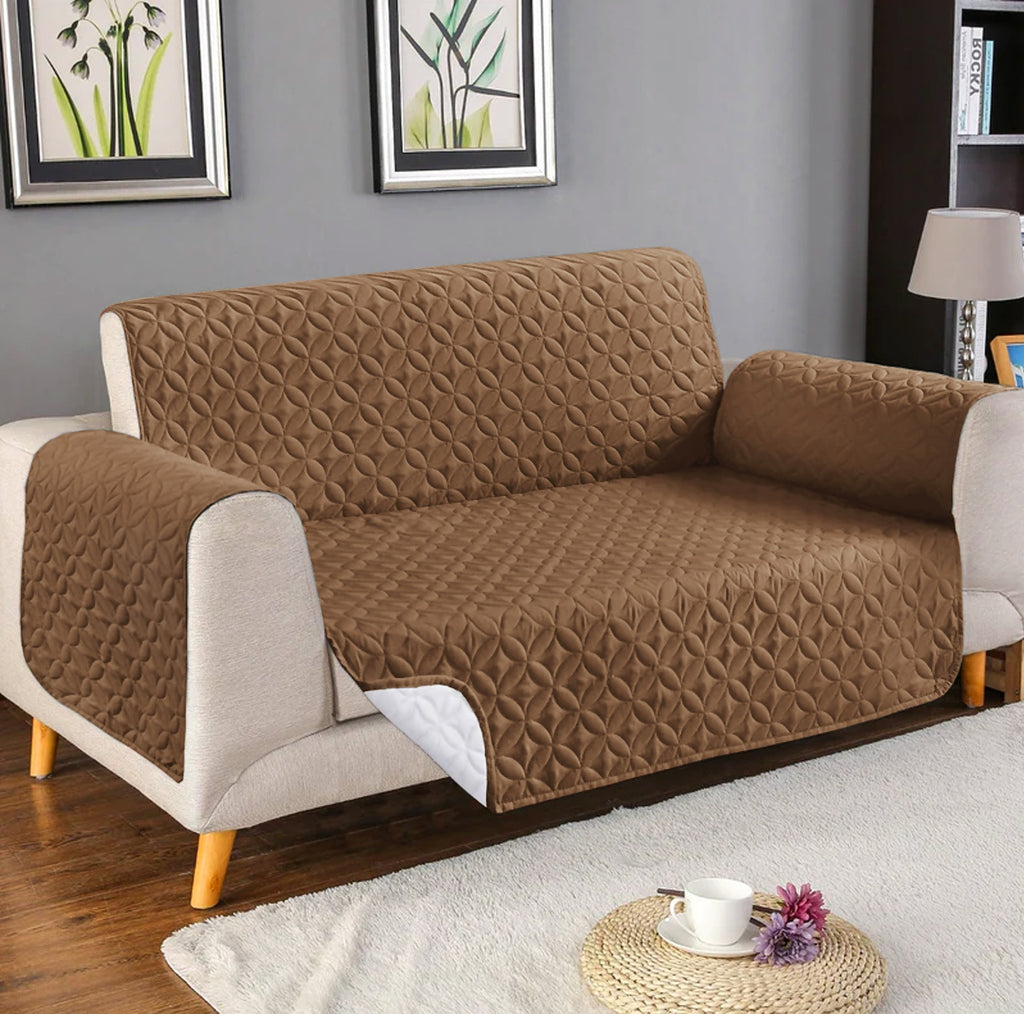 Brown-Premium Waterproof Sofa Cover