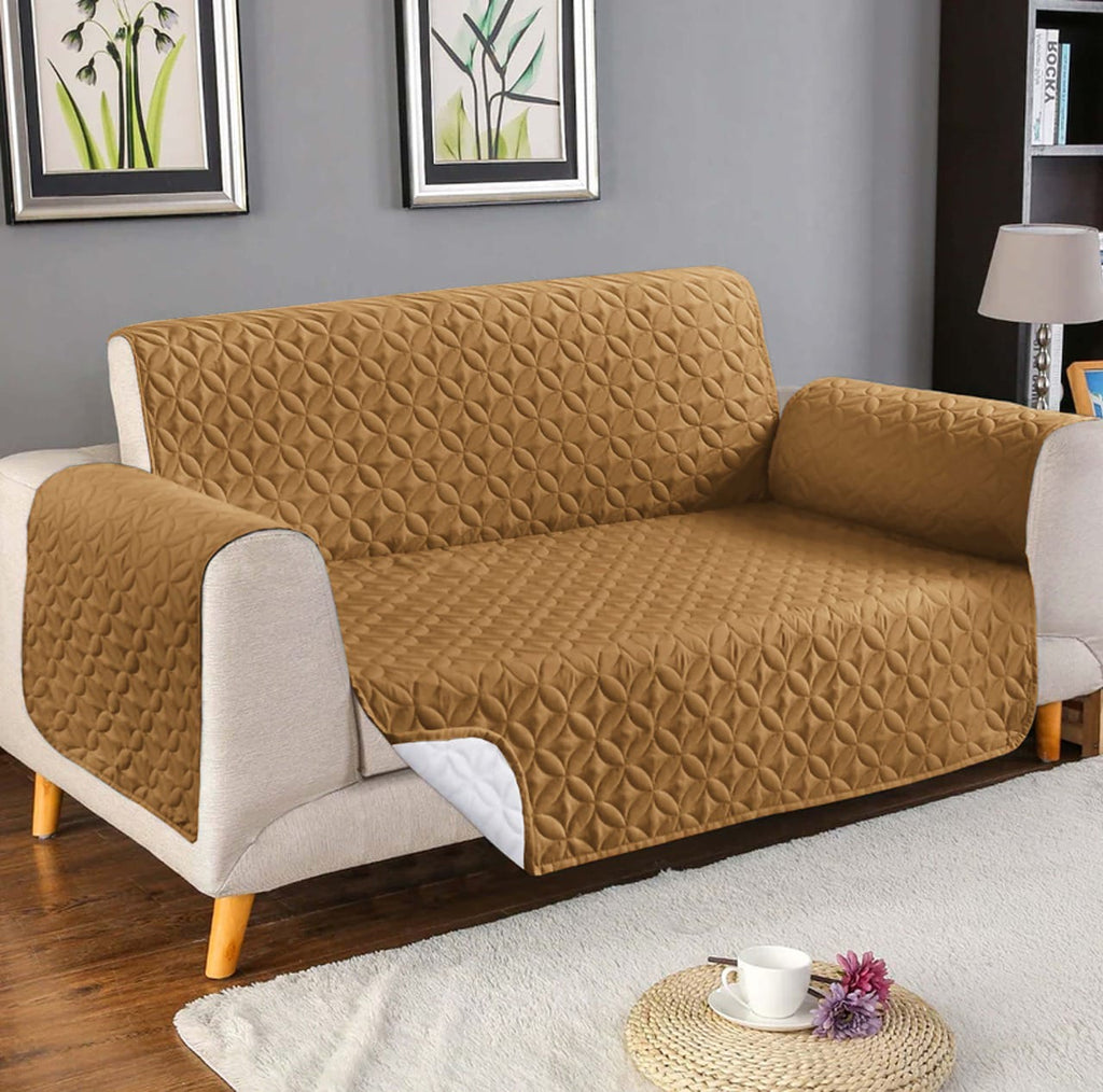Goldish Brown-Premium Waterproof Sofa Cover
