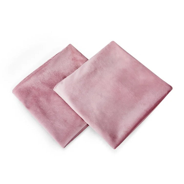 Pink-Velvet Cushion Covers Pack of Two