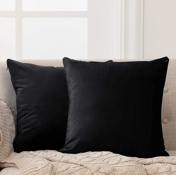 Black-Velvet Cushion Covers