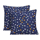 Navy Dottee-Cushion Covers Pack of Two