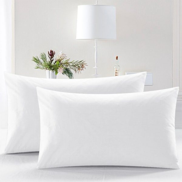 Ferrera White Pillow Case-Pack of 2
