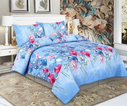 Azure Bloom - Bed Sheet Set - Windsorlino.com