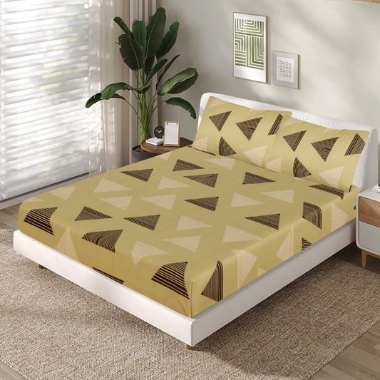 Bedeck Beige - Fitted Sheet Set - Windsorlino.com