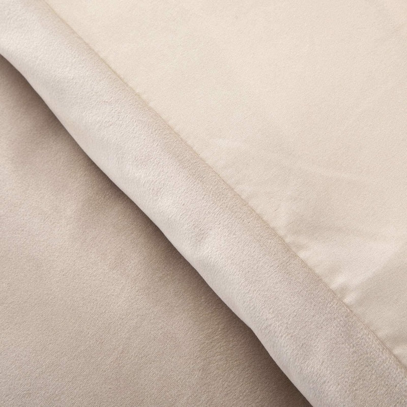 Beige Velvet - Bed Set 8 Pcs (Luxury) - Windsorlino.com