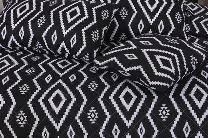 Black Aztec - Comforter Set - Windsorlino.com