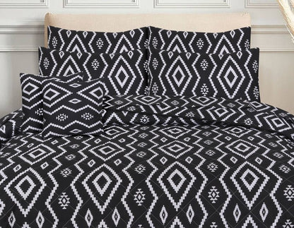 Black Aztec - Comforter Set - Windsorlino.com