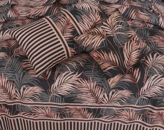 Black Leaves - Bed Set - Windsorlino.com