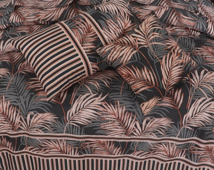Black Leaves - Bed Set - Windsorlino.com