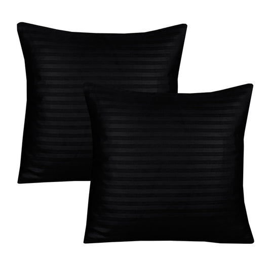 Black Stripe - Cushion Covers Pack of Two - Windsorlino.com
