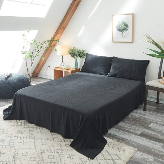 Black Velvet - Luxury Bed Sheet Set - Windsorlino.com