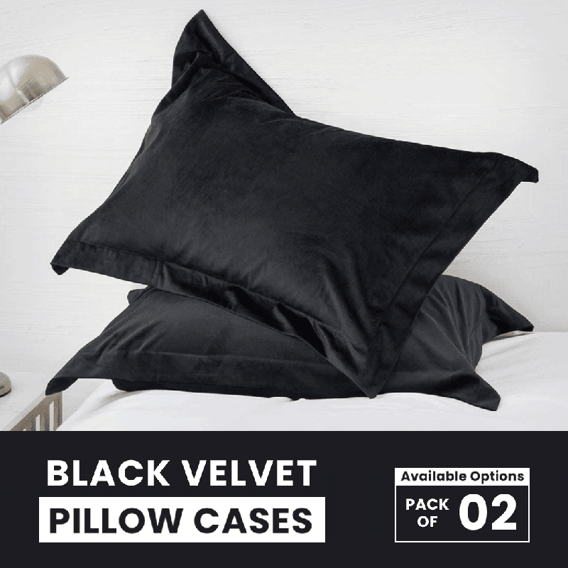 Black Velvet - Pillow Cases - Windsorlino.com