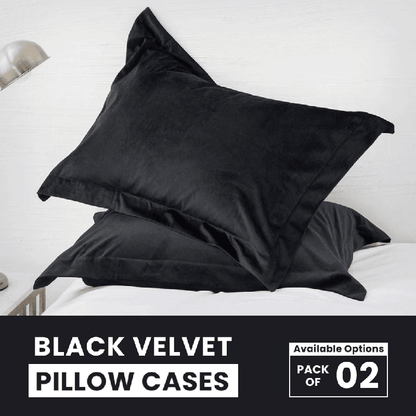 Black Velvet - Pillow Cases - Windsorlino.com