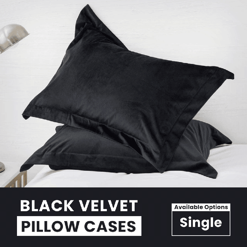Black Velvet - Pillow Cases - Windsorlino.com