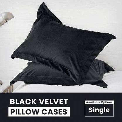 Black Velvet - Pillow Cases - Windsorlino.com