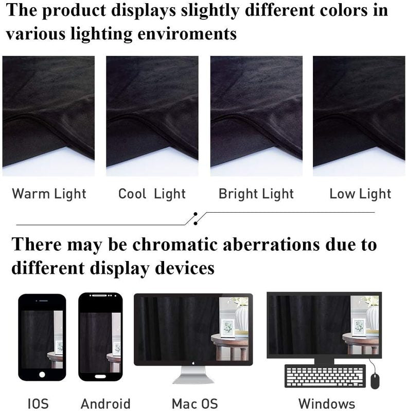 Black - Velvet Window Curtains (Ultra Soft) - Windsorlino.com