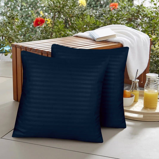 Blue Stripe - Cushion Covers Pack of Two - Windsorlino.com