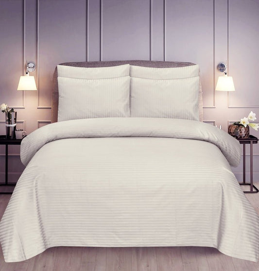 Creamy Pink Stripe - Bed Sheet Set - Windsorlino.com