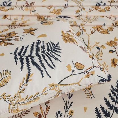 Fern Beige - Bed Sheet Set - Windsorlino.com