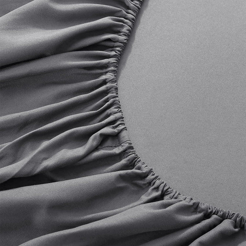 Ferrera Ash Grey - Fitted Sheet Set - Windsorlino.com