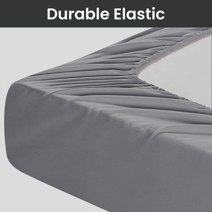 Ferrera Ash Grey - Fitted Sheet Set - Windsorlino.com