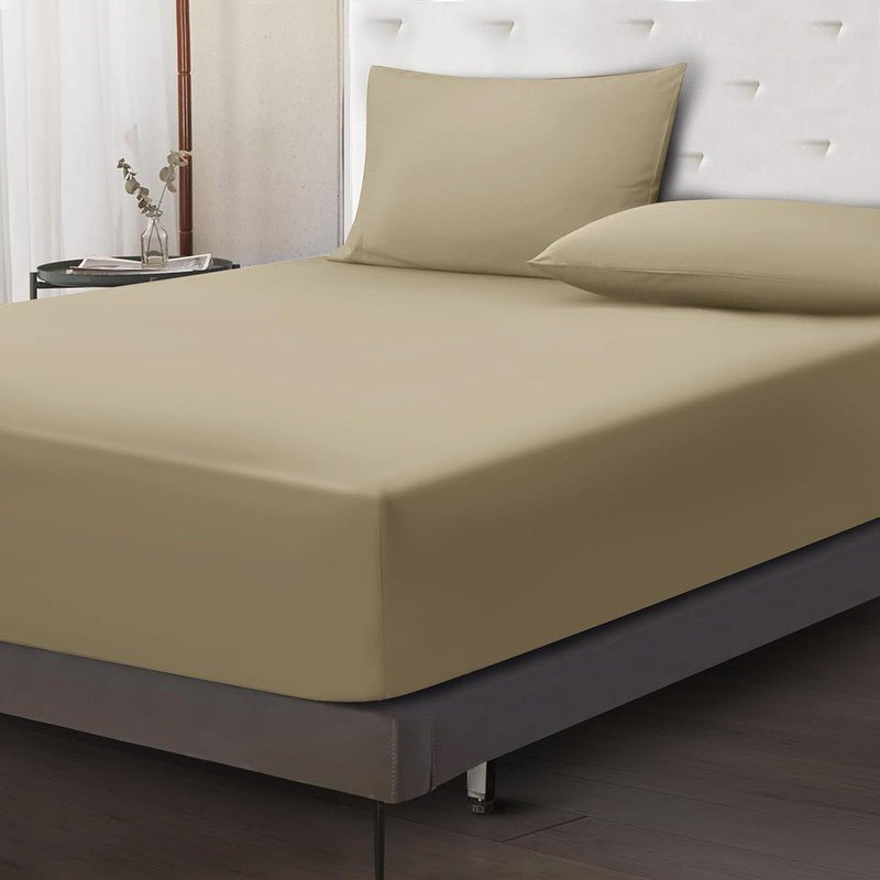 Ferrera Beige - Fitted Sheet Set - Windsorlino.com
