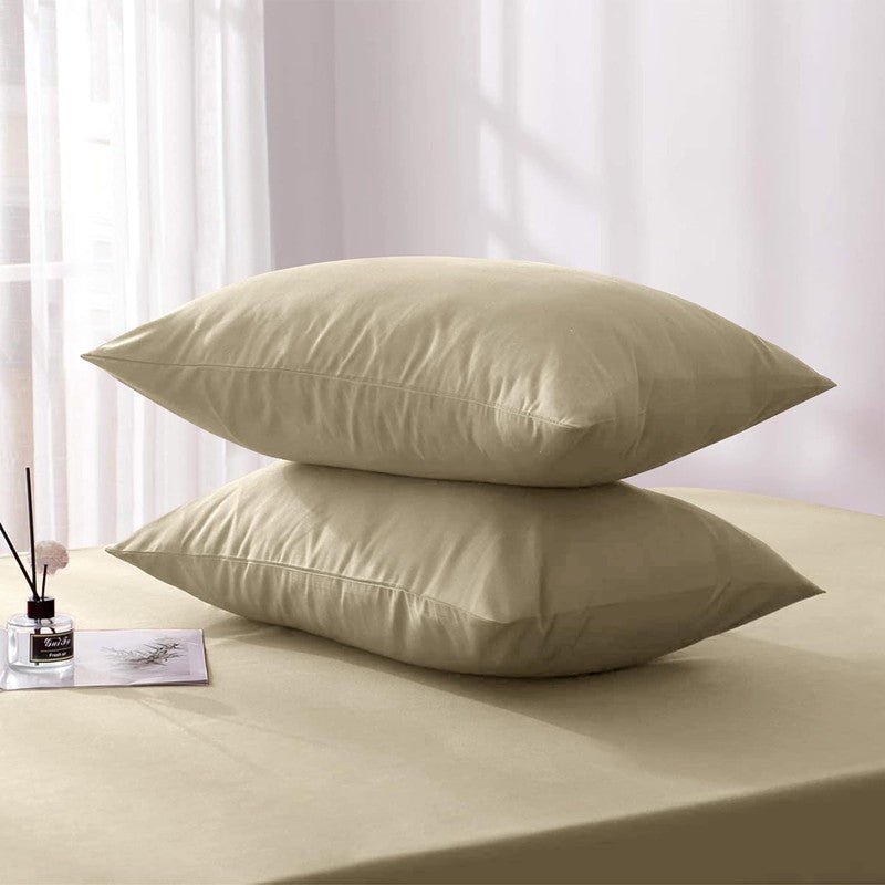 Ferrera Beige Pillow Case - Pack of 2 - Windsorlino.com