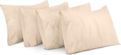 Ferrera Beige Pillow Case - Pack of 4 - Windsorlino.com