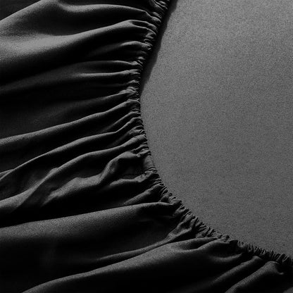 Ferrera Black - Fitted Sheet Set - Windsorlino.com