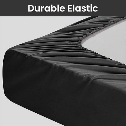 Ferrera Black - Fitted Sheet Set - Windsorlino.com