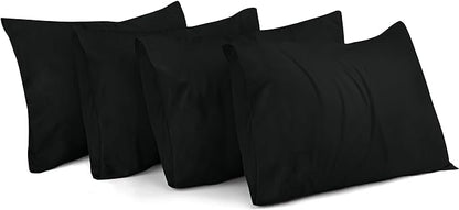 Ferrera Black Pillow Case - Pack of 4 - Windsorlino.com
