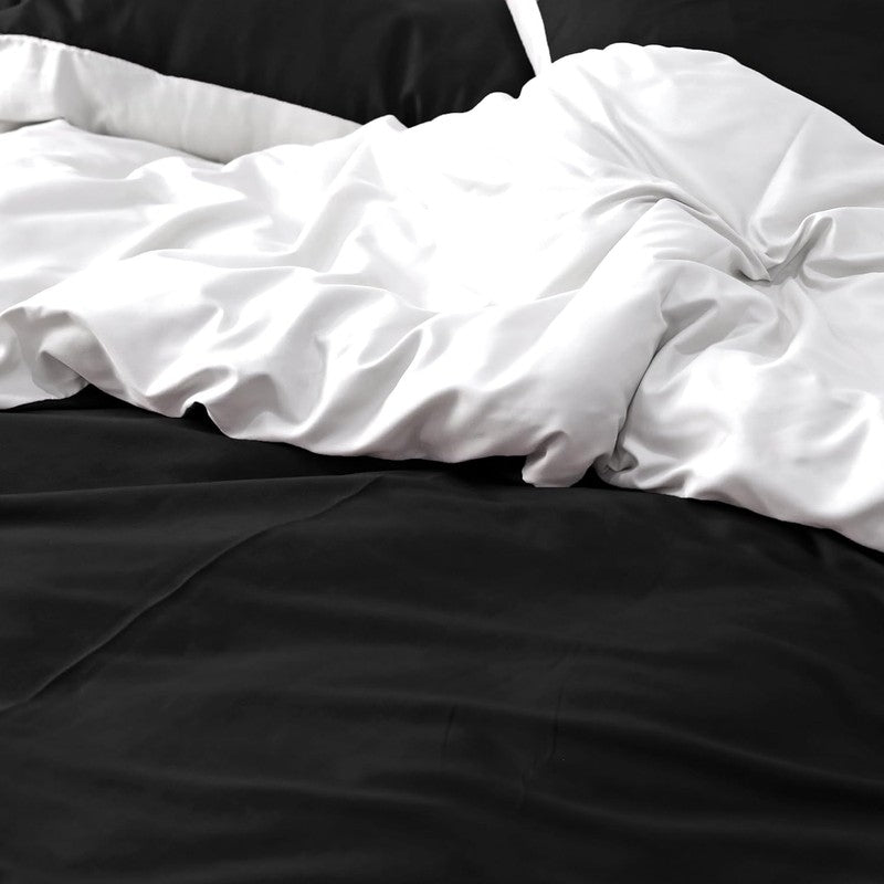 Ferrera Black & White Reversible - Bed Set - Windsorlino.com
