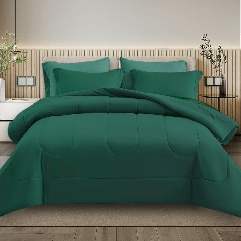 Ferrera Bottle Green - Winter Razai Set - Windsorlino.com