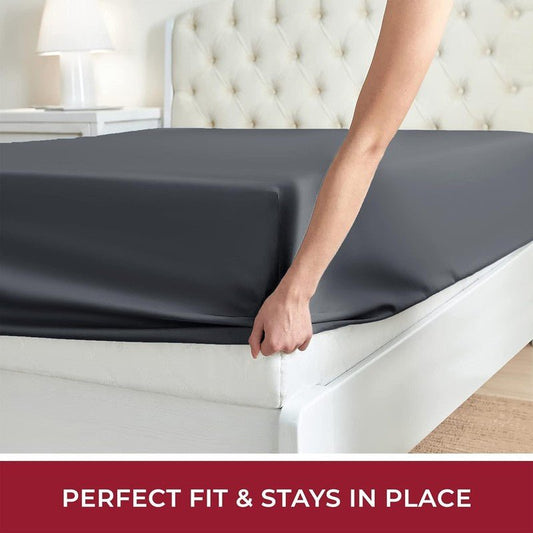 Ferrera Grey - Fitted Sheet Set - Windsorlino.com