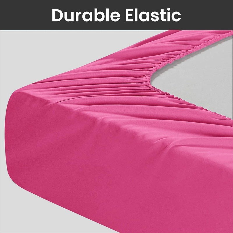 Ferrera Hot Pink - Fitted Sheet Set - Windsorlino.com