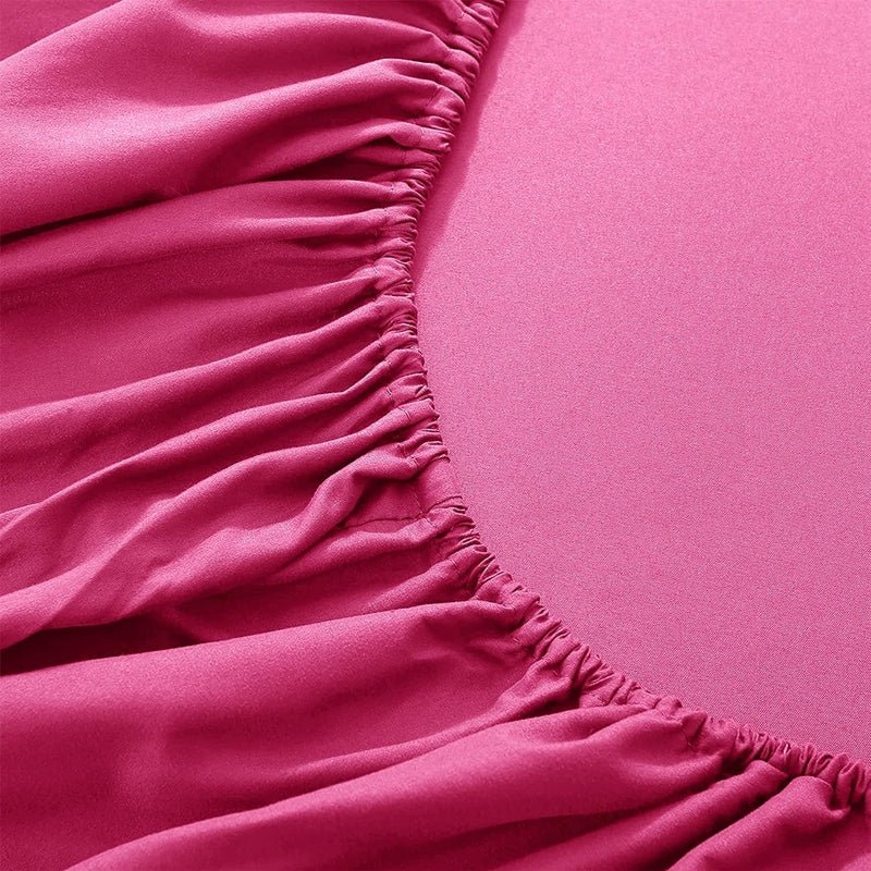 Ferrera Hot Pink - Fitted Sheet Set - Windsorlino.com
