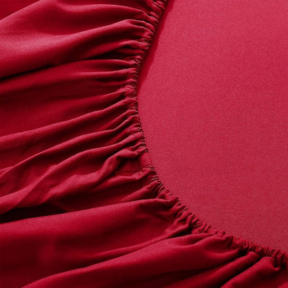 Ferrera Maroon - Fitted Sheet Set - Windsorlino.com