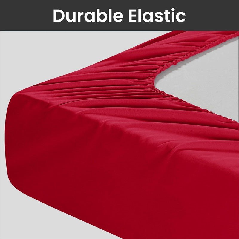 Ferrera Maroon - Fitted Sheet Set - Windsorlino.com